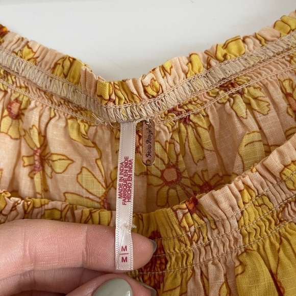 Free People Miss Daisy Printed Top - M - Picture 5 of 7